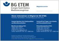 Beispiel Aushang Mitgliedschaft
