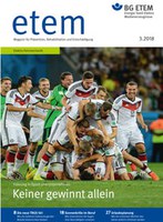 Sportler und Beschäftigte in Unternehmen arbeiten dann gut und erfolgreich, wenn Trainer oder Führungskräfte sie richtig motivieren. Der Sportpsychologe Prof. Hans-Dieter Hermann berät seit 25 Jahren Unternehmen, seit 2004 auch die deutsche Fußball-Nationalelf. Seine These: Nur gute Führung bringt auch langfristig Erfolg. Das komplette Interview mit ihm rund um Jogi Löws Team ist in der aktuellen Ausgabe von etem 03/2018 - Magazin für Prävention, Rehabilitation und Entschädigung der Berufsgenossenschaft Energie Textil Elektro Medienerzeugnisse (BG ETEM) erschienen. 
