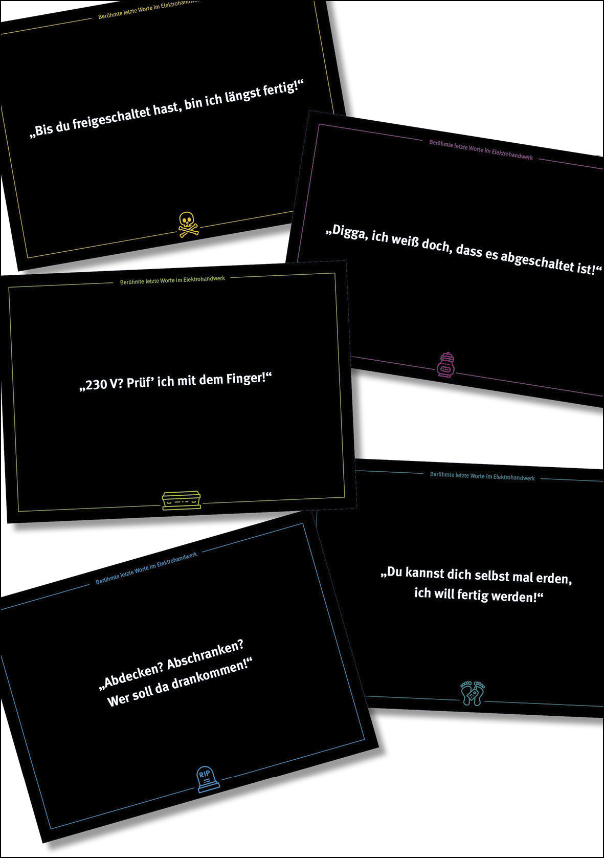 JA zu den 5 Sicherheitsregeln - NEIN zum Risiko