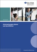 Neu aufgelegt: Unterweisungen planen und durchführen Was sind die Grundlagen der Unterweisung zu Sicherheit und Gesundheitsschutz am Arbeitsplatz? Welche Ziele verfolgt sie, was sind wichtige Schritte bei ihrer Planung? Die neu aufgelegte BG ETEM-Broschüre