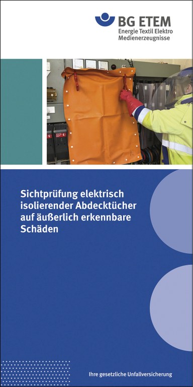 Sichtprüfung elektrisch isolierender Abdecktücher