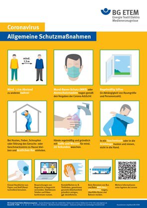Corona: Allgemeine Schutzmaßnahmen